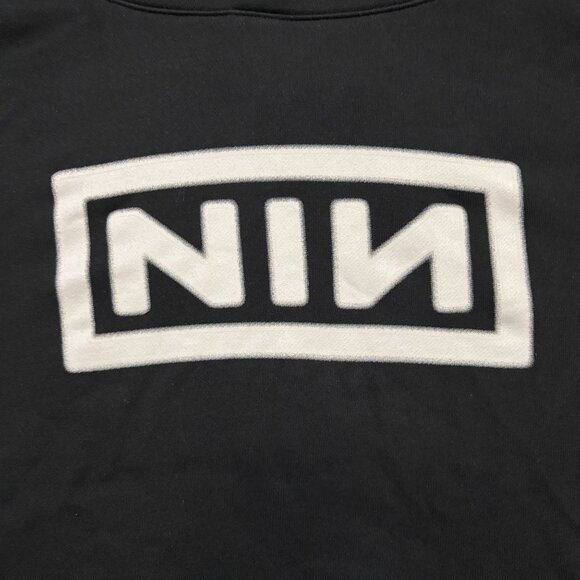 NIN Nine Inch Nails Peel It Back Tour Rock Band Oversized Hoodie XXL - Picture 2 of 4